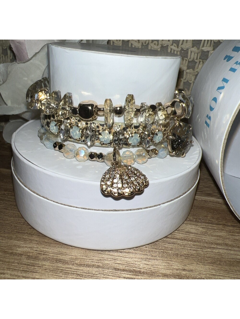 Bomb Party Stacks. Party In Paradise.  3 Bracelet Set.